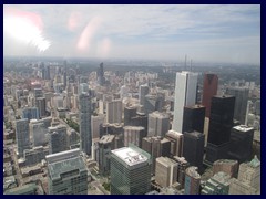 Views from CN Tower 57 - Downtown business district